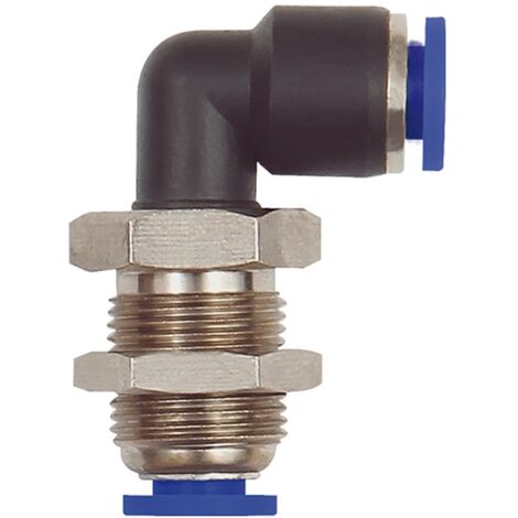 Riegler L-Schott-Steckverbindung »Blaue Serie« mini, M12x1,0, Schl.-Ø 6