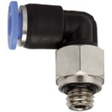 Riegler L-Steckverschraubung »Blaue Serie« mini, drehbar, M7