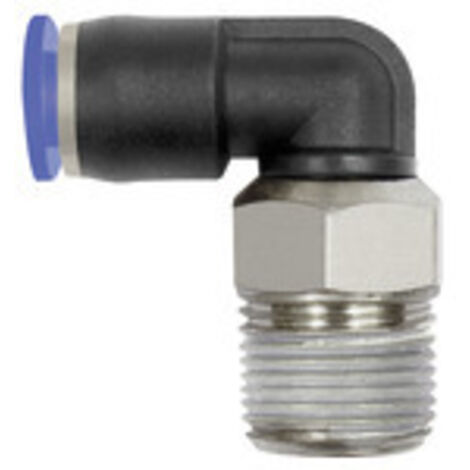 Riegler L-Steckverschraubung »Blaue Serie« mini, drehbar, R 1/8
