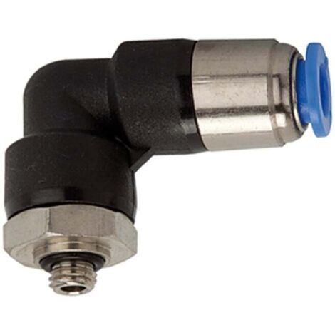 Riegler L-Steckverschraubung »Blaue Serie«, selbstabsperr., G 1/8 a. Ã˜4mm