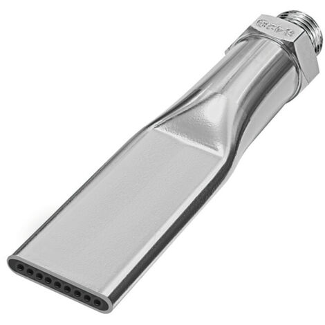Riegler Lärmarme Flachdüse, 1/2 - 27 UNS, MS vern., Düsenbreite 21,5 mm