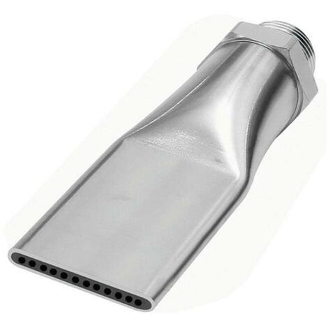 Riegler Lärmarme Flachdüse, 1/2 - 27 UNS, MS vern., Düsenbreite 29,0 mm