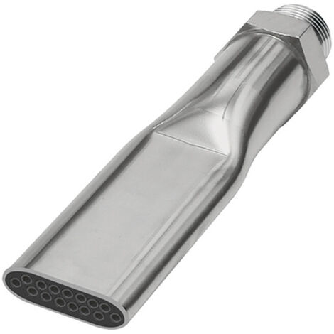 Riegler Lärmarme Flachdüse, G 1/4 AG, MS vernickelt, Düsenbreite 21,0 mm