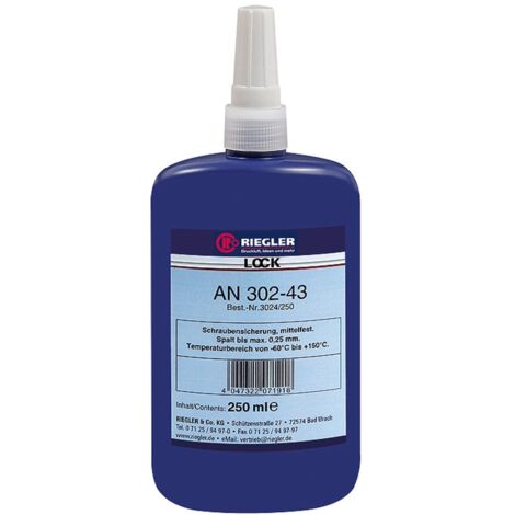 Riegler Lock AN 302-43 anaerober Klebstoff mittelfest 50 ml - 114554