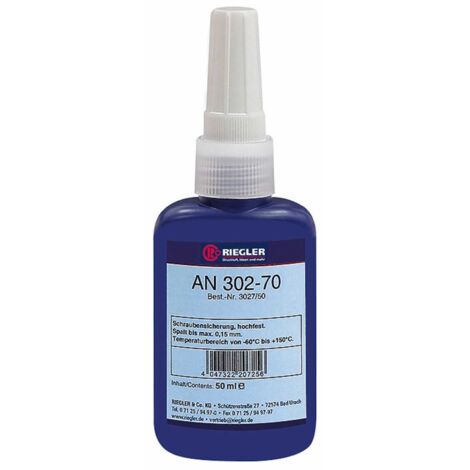 Riegler Lock AN 302-70, anaerober Klebstoff, hochfest, 50 ml