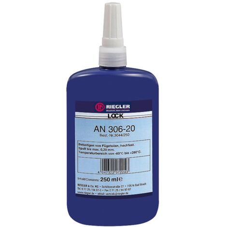 Riegler Lock AN 306-20, anaerober Klebstoff, hochfest, 50 ml