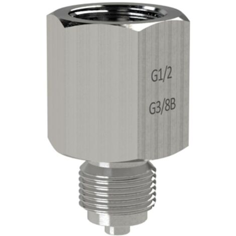 Riegler Manometer-Anschlussnippel, ES, G 1/2 Muffe, M20x1,5 Zapfen