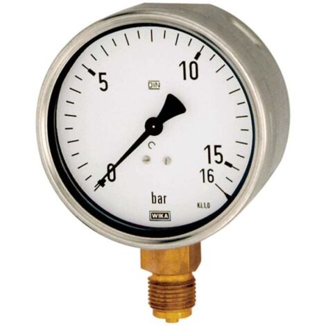 Riegler Manometer, Robustausführung, G 1/2 unten, 0 - 60,0 bar, Ã˜ 100