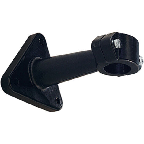 Riegler Messgerätehalter, Ausladung 60, aus Aluminium schwarz lackiert