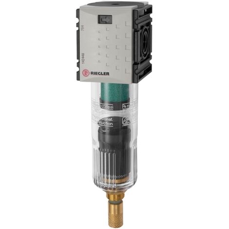 Riegler Mikrofilter »FUTURA-mini« mit PC-Behälter, BG 0, G 1/4, VA