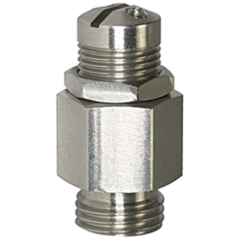 Riegler Mini-Abblasventil Edelstahl, G 1/8, Ansprechdruck 16,0 - 32,0 bar