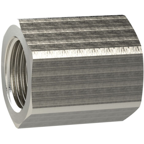 Riegler Muffe mit Außensechskant, reduzierend G 1/8 i., G 1/4 i. MS vern.