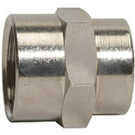Riegler Muffe »value line «, G 1/2, SW 26, Messing vernickelt