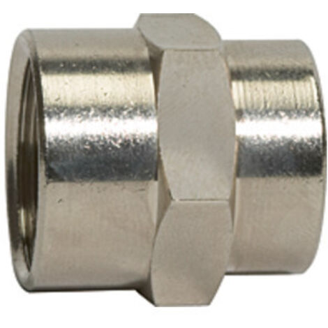 Riegler Muffe »value line«, M5, SW 8, Messing vernickelt