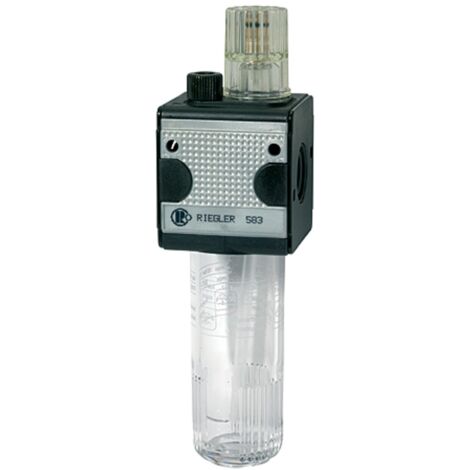 Riegler Nebelöler multifix mit Polycarbonatbehälter BG1 G3/8