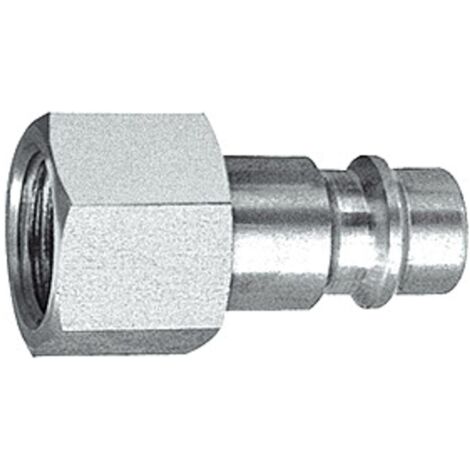 Riegler Nippel für Kuppl. NW 7,2-7,8, Edelstahl 1.4305, G 1/4 IG, max. 35