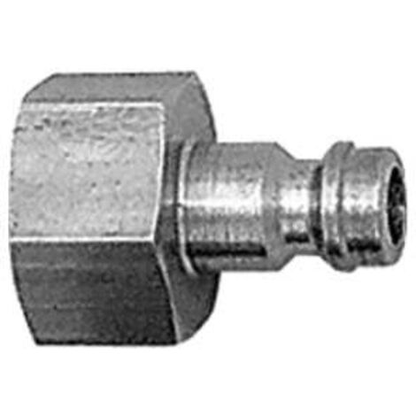 Riegler Nippel für Kupplungen NW 5, Edelstahl 1.4305, G 1/8 IG, SW 14