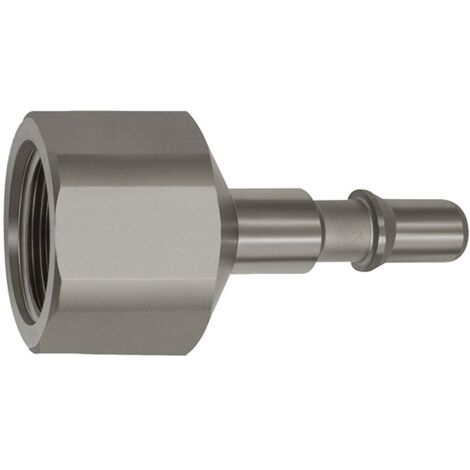 Riegler Nippel für Kupplungen NW 6, ISO 6150 C, Edelstahl, G 1/2 IG