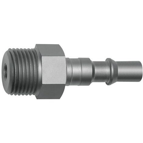 Riegler Nippel für Kupplungen NW 6, ISO 6150 C, Stahl, G 1/4 AG