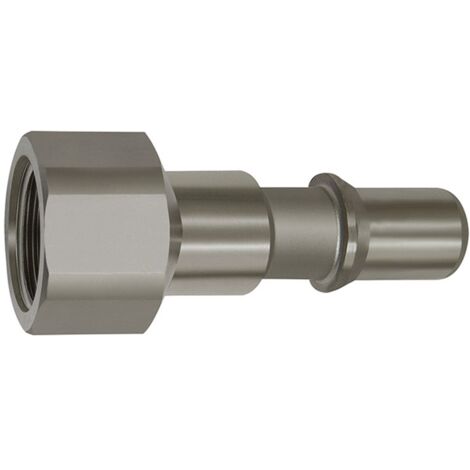 Riegler Nippel für Kupplungen NW 8, ISO 6150 C, Edelstahl, G 1/8 IG