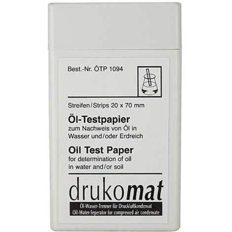 Riegler Öl-Testpapier (50 Streifen), für Öl-Wasser-Trenner »drukosep«