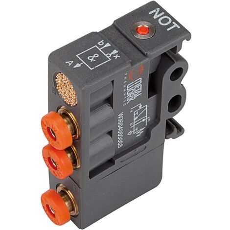 Riegler Pneumatik Logikelement, NOT, Technopolymer, DN 2,7