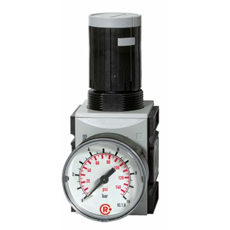Riegler Präzisionsdruckregler »FUTURA«, mit Mano, BG 2, G 3/8, 0,5-8 bar