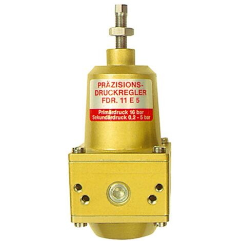 Riegler Präzisionsdruckregler o. Mano, buntmetallfrei, G 1/4, 0,1 - 2 bar