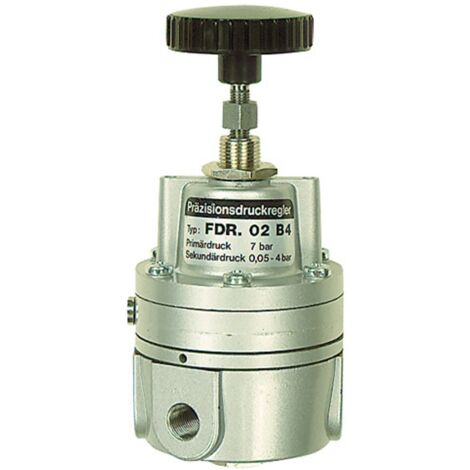 Riegler Präzisionsdruckregler ohne Mano, G 1/4, Regelbereich 0,05 - 4 bar