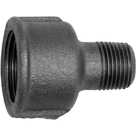Riegler Reduziermuffe 246, Rp 1 i., R 3/4 a., Temperguss schw.