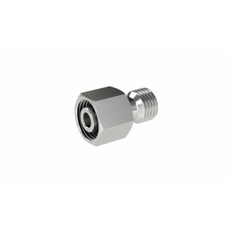 Riegler Reduzierung, Rohr-Außen-Ø Zapfen 10 mm, Muffen 6 mm, ES 1.4571