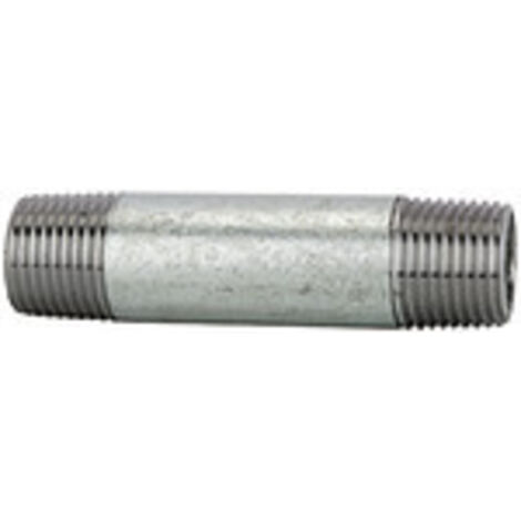 Riegler Rohrdoppelnippel 23, AG/AG, R 1 1/2, Länge 80,0 mm