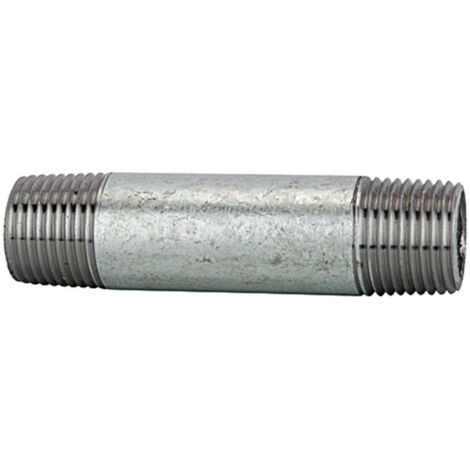 Riegler Rohrdoppelnippel 23, AG/AG, R 1, Länge 40,0 mm
