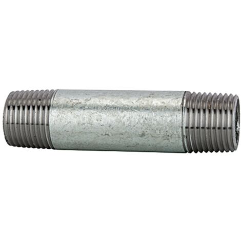 Riegler Rohrdoppelnippel 23, AG/AG, R 2, Länge 200,0 mm