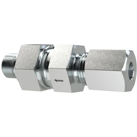 Riegler Rückschlagvent., G3/8a., Rohr-AØ 12mm, PN max. 250, Stahl verz.