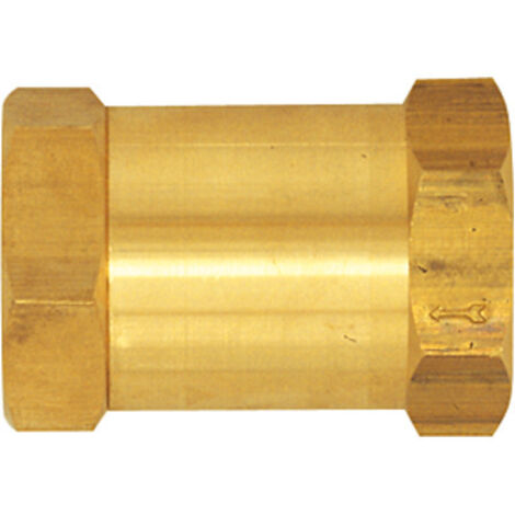 Riegler Rückschlagventil, Durchgangsform, MS, G 1/2 IG, 0,2 - 0,4 bar
