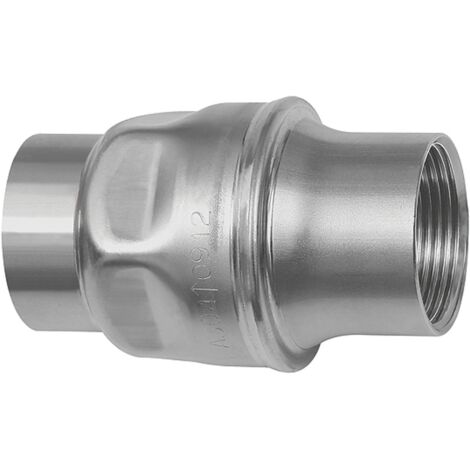 Riegler Rückschlagventil, leichte Bauweise, ES 1.4301, G 1 1/2, 0,03 bar