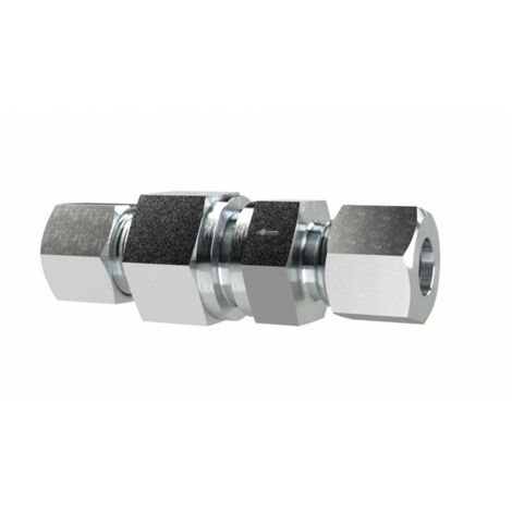 Riegler Rückschlagventil, Rohr-AØ 8mm, PN max. 250, Stahl verzinkt