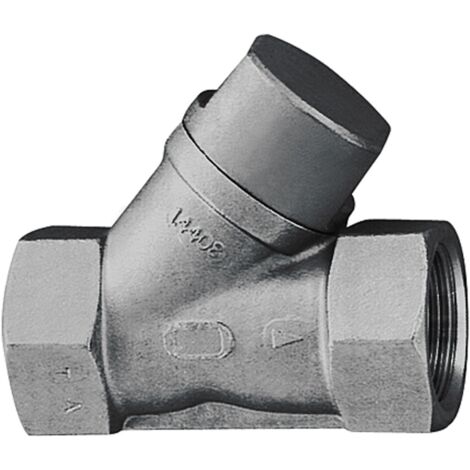 Riegler Rückschlagventil, Schrägsitzausführung, ES, G 1 1/2, 0,2 bar