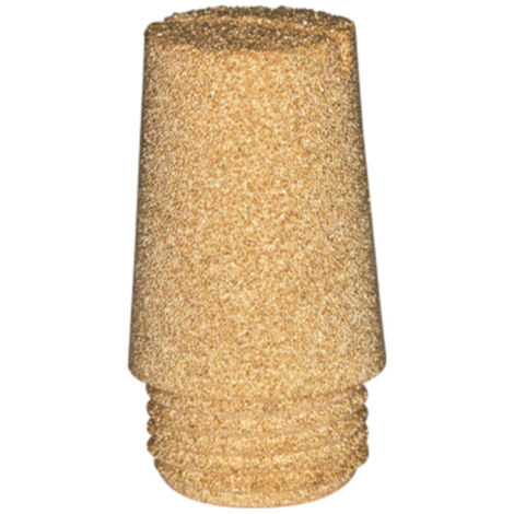 Riegler Schalldämpfer aus Sinterbronce »value line«, Schlitz, G 1/2