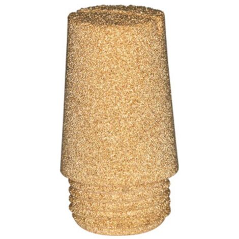 Riegler Schalldämpfer aus Sinterbronce »value line«, Schlitz, G 3/8