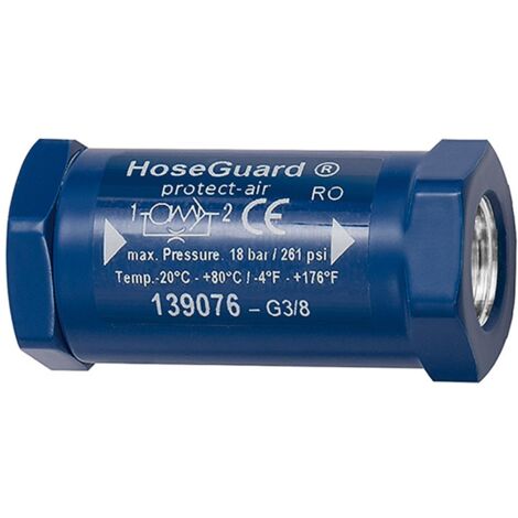 Riegler Schlauchbruchsicherung »Hose Guard«, Alu / Alu, G 3/4 IG/IG