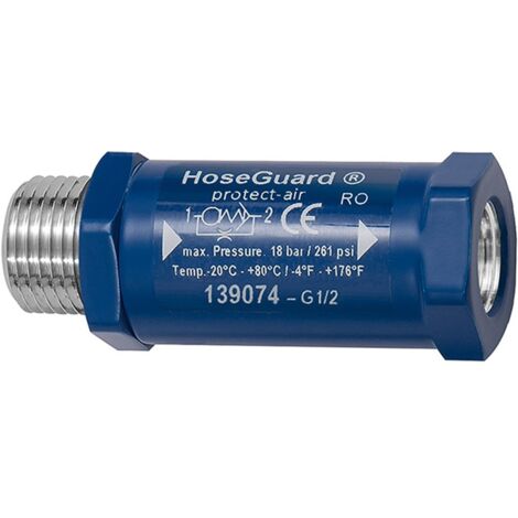 Riegler Schlauchbruchsicherung »Hose Guard«, Alu/Polyacetat, G 3/8 AG/IG