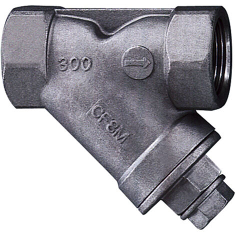 Riegler Schmutzfänger, Edelstahl, MW 0,6 mm, G 1 1/4, DN 32