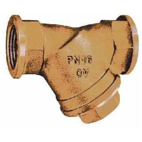 Riegler Schmutzfänger, Rotguss, G 1, DN 25, MW 0,25 mm