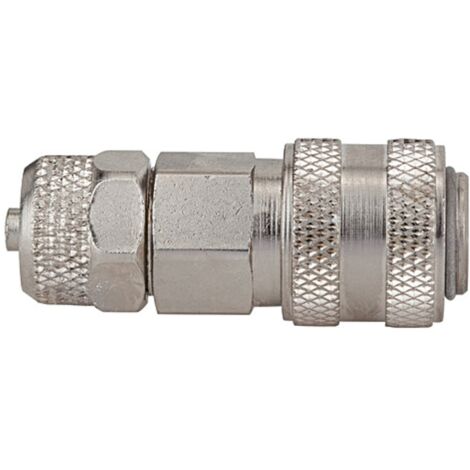 Riegler Schnellverschlusskuppl. NW 5 »connect line«, MS vern., Schl. 6x4
