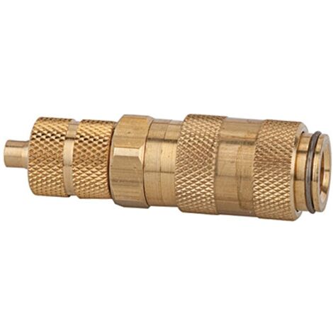 Riegler Schnellverschlusskupplung NW 2,7, MS blank, Schlauchanschluss 5x3