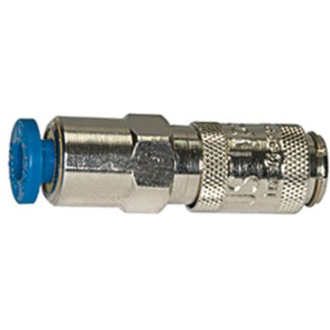 Riegler Schnellverschlusskupplung NW 2,7 MS vern., push-in Anschluss 4 mm