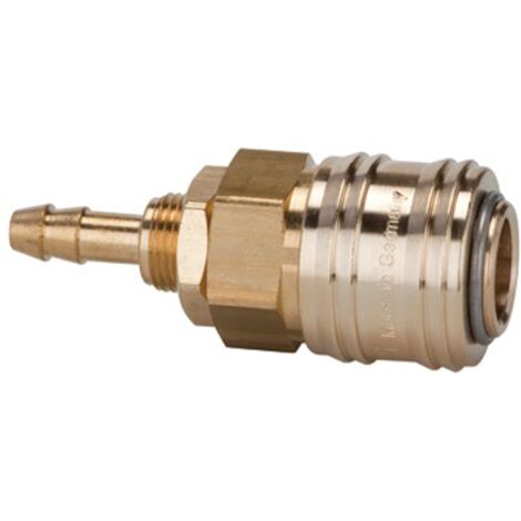 Riegler Schnellverschlusskupplung NW 7,2, MS blank, Tülle LW 8, M12x1
