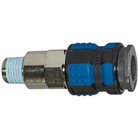 Riegler Schnellverschlusskupplung NW 7,8, hoher Durchfluss, R 1/4 AG